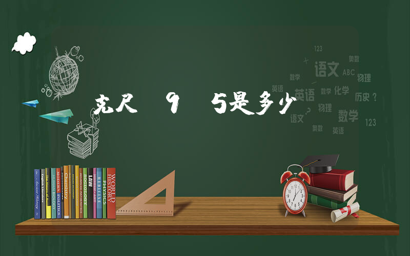 耐克尺碼9.5是多少？插圖